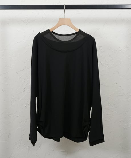 Layer neck dolman TOPS
