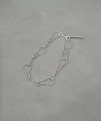 Clip motif chain bracelet