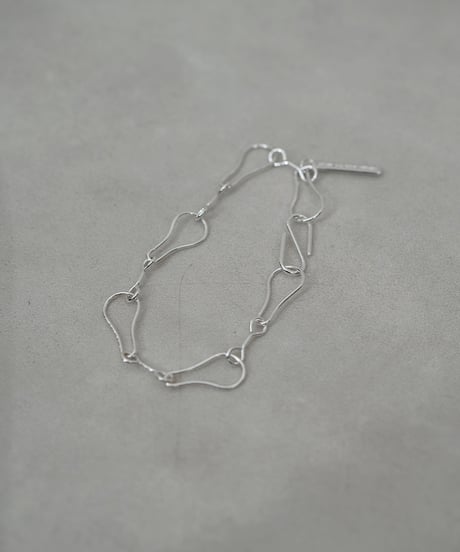 Clip motif chain bracelet