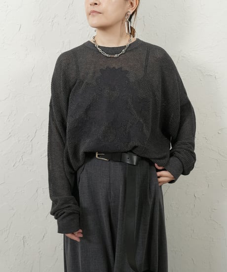 Embroidery mesh pullover 追加！　【ラスト1.2点】