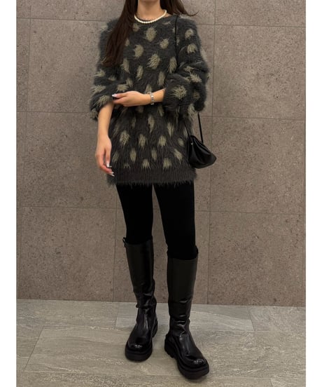 【ROSIEE】　ご予約 数量限定裏シャギーKnitレギンス