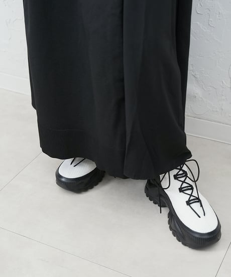 【Liren別注！低身長size】 Military　docking　knit one-piece