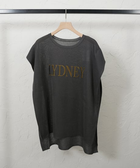 Embroidered　sheer knit 【ラスト2点】