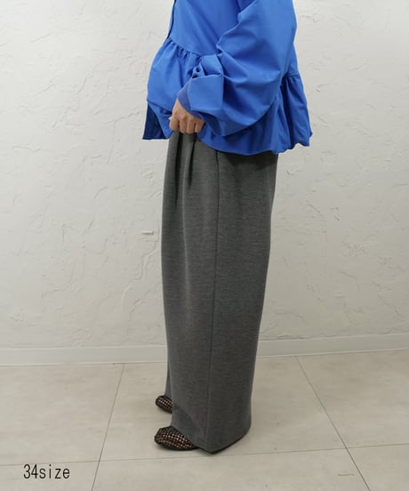 【CYAN tokyo×Liren別注】低身長size！Square pocket fleece wide pants