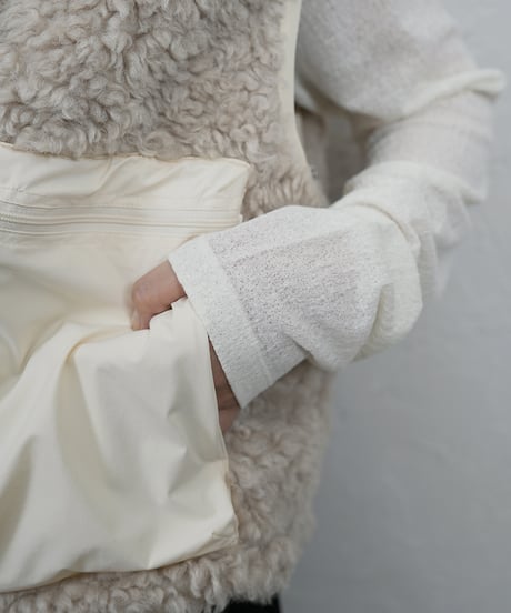 【WYTE】　ご予約 数量限定　Wool Boa & Nylon Σ LINE Hybrid VT
