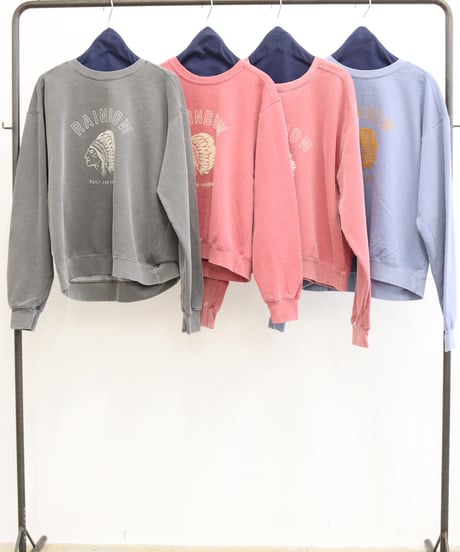 【Le Melange】　ご予約  ガーメントダイ裏起毛スウェット