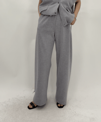 【cafune】　ご予約  melton jersey relax carve pants