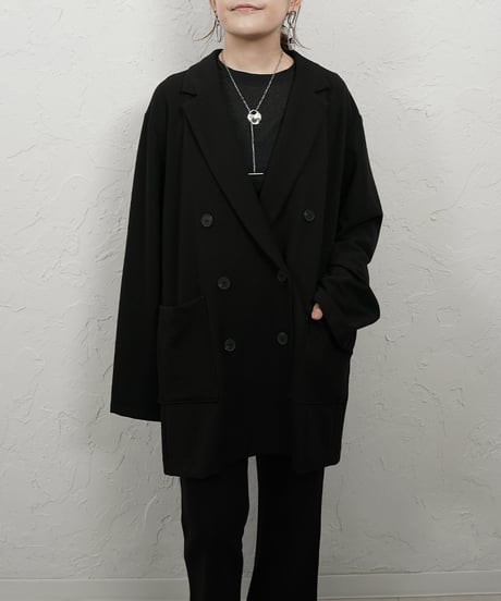 Soft rib long light Jacket