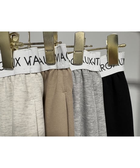【MARGAUX VINTAGE】　ご予約  ロゴウエストギャザースカート