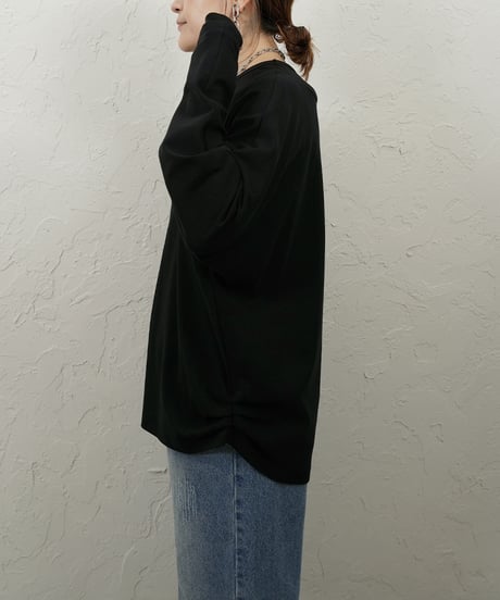 Layer neck dolman TOPS