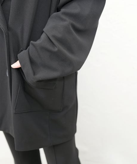 Soft rib long light Jacket