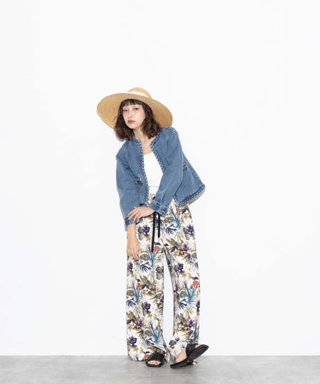 【MARGAUX VINTAGE】　ご予約 編みこみデニムジャケット