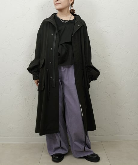 WASHED LONG COAT【blackラスト２点】