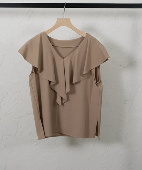 Frill tops 【beige ラスト2点】