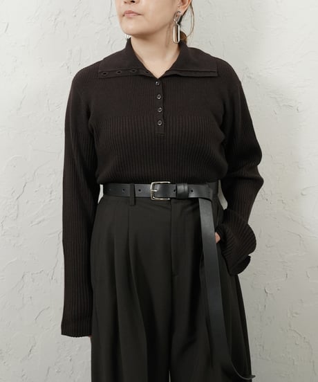 Turtle  rib knit pullover 追加！