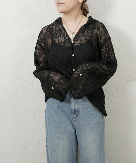 PORTABLE LACE HOODIE
