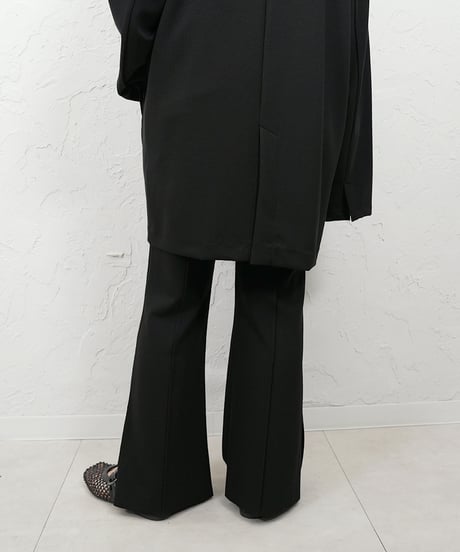 再再再販！Soft rib flare pants