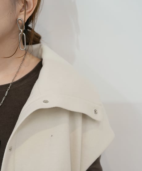 【cafune】　ご予約  melton jersey stand vest