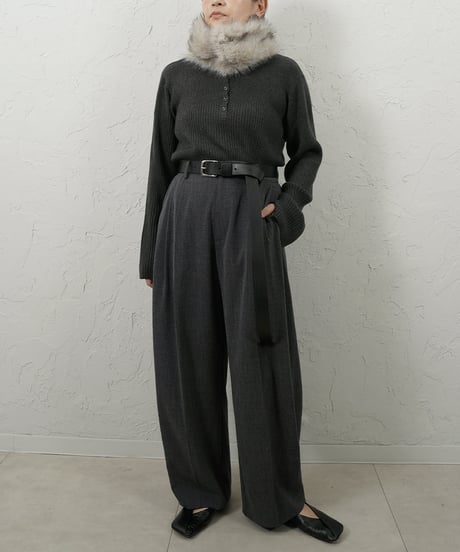 Turtle  rib knit pullover 追加！