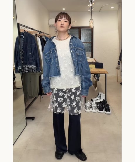 【RILATO】　ご予約 サテンタックパンツ