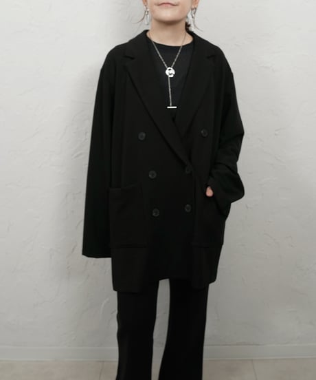 Soft rib long light Jacket