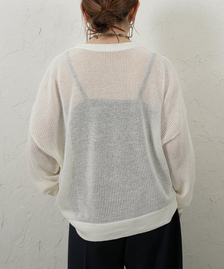 Embroidery mesh pullover 追加！　【ラスト1.2点】