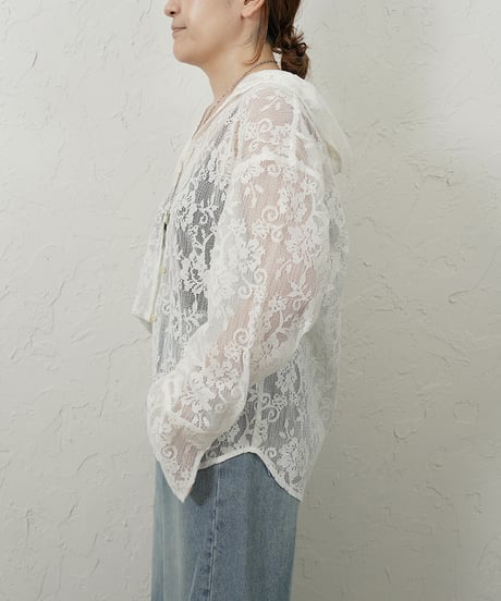 PORTABLE LACE HOODIE