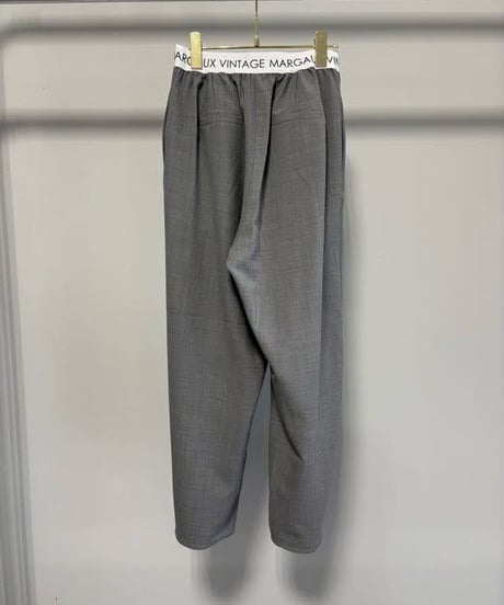 【MARGAUX VINTAGE】　ご予約 ウエストロゴタックパンツ