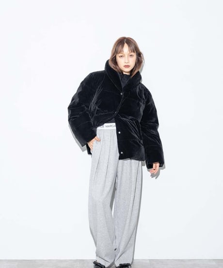 【MARGAUX VINTAGE】　ご予約  ロゴウエストタックパンツ