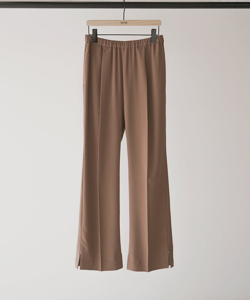 YENN】 ご予約 SIDE SLIT SLACKS 低身長sizeあり！ | selec