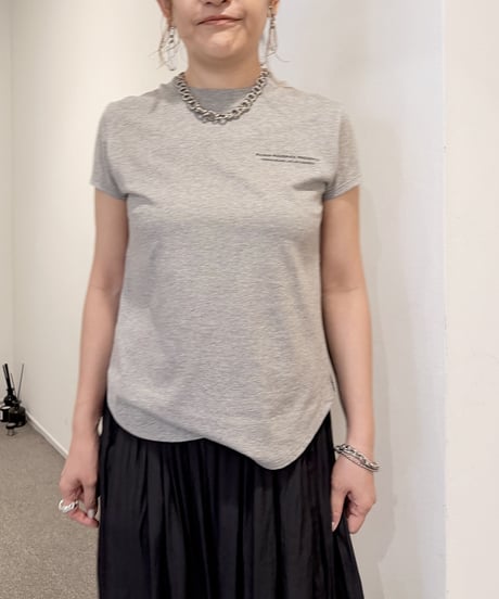 【MAISON MAVERICK】　ご予約  Back Ribbon Lace Panel T-Shirt