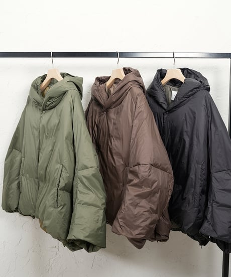 【WYTE】　ご予約 数量限定　Light Nylon Δ LINE Hooded Down CT