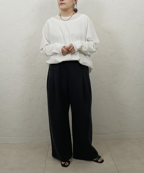Layer neck dolman TOPS