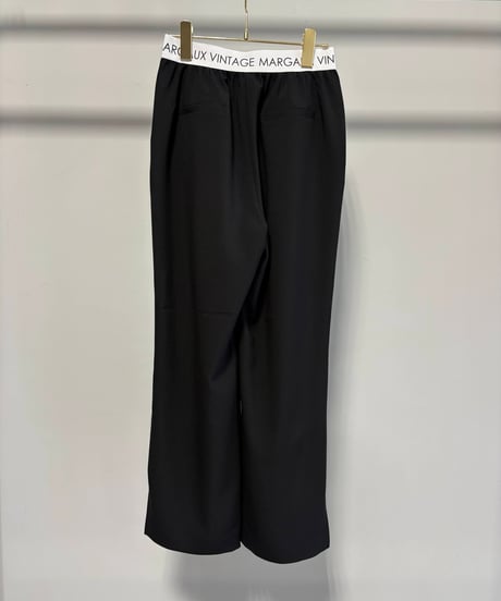 【MARGAUX VINTAGE】　ご予約 ウエストロゴストレートパンツ