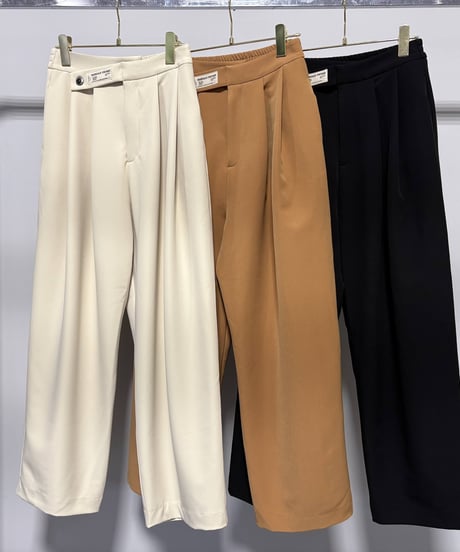 【MARGAUX VINTAGE】　ご予約  ウエストデザインタックパンツ