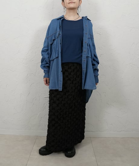 Sheer long sleeve T