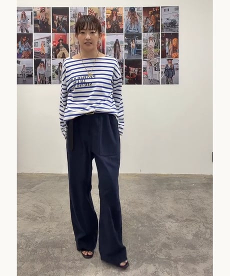 【Le Melange】　ご予約 バックサテバイオウォッシュ パンツ