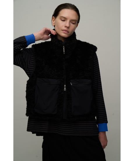 【WYTE】　ご予約 数量限定　Wool Boa & Nylon Σ LINE Hybrid VT
