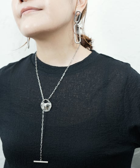 See-through jacquard　longsleeve Tshirt