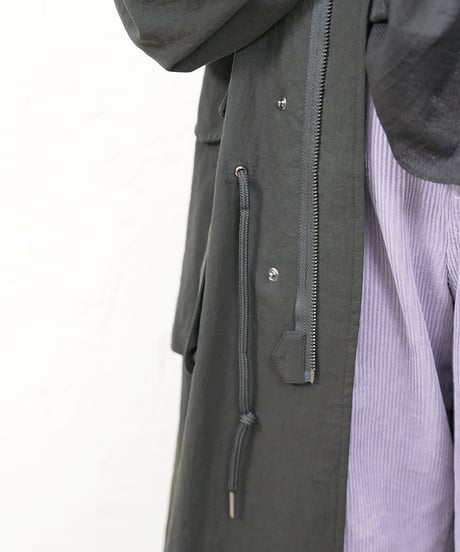 WASHED LONG COAT【blackラスト２点】