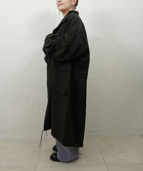 WASHED LONG COAT【blackラスト２点】