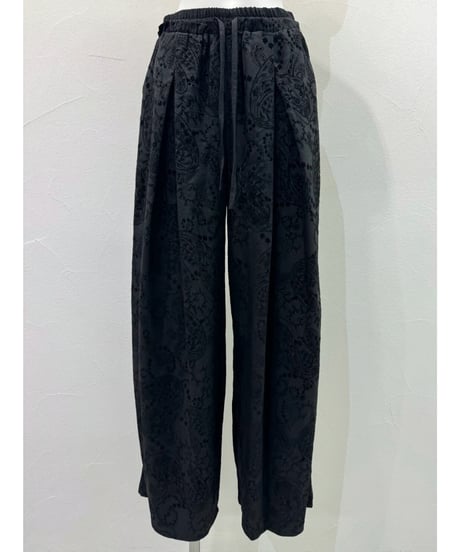 【cyan_tokyo】　ご予約 "Liren低身長別注"フロッキーペイズリーワイド