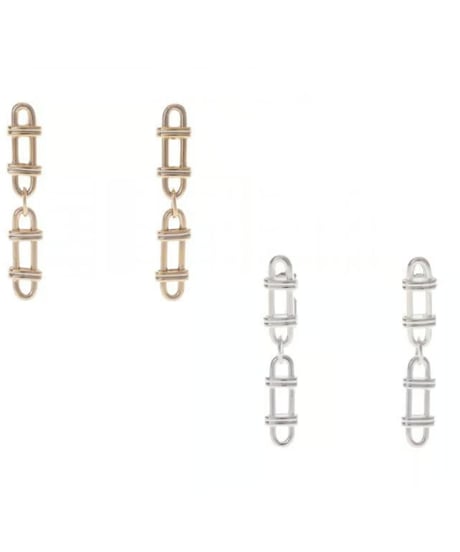 【Sea'ds Mara】　ご予約 Frame link chain　Earring