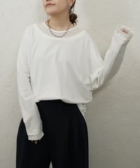 Layer neck dolman TOPS