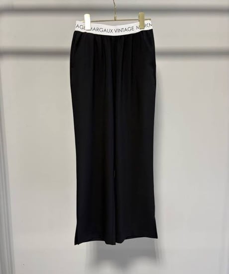 【MARGAUX VINTAGE】　ご予約 ウエストロゴストレートパンツ