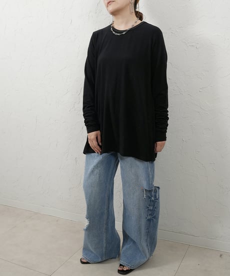 Back gather warm long pullover 追加！
