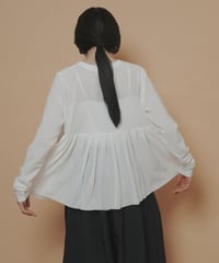 【cyan_tokyo】　ご予約 バックギャザーチュールヘンリー