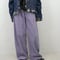 Corduroy curve pants