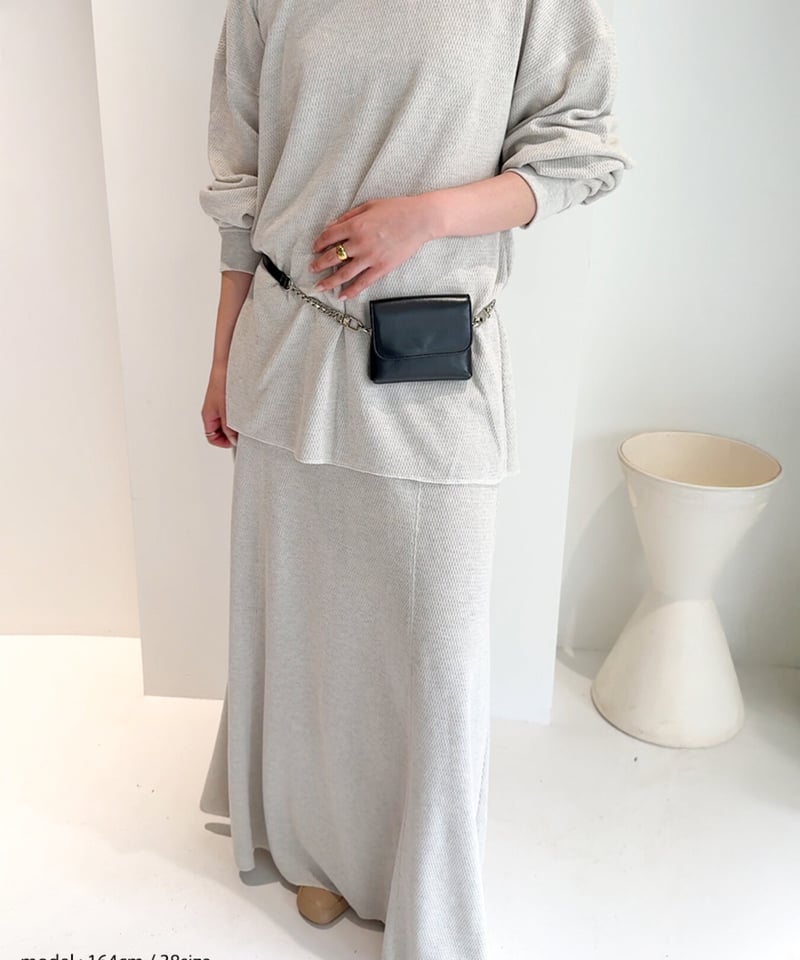 YENN】 ご予約 CHAIN BELT POUCH | select shop Liren