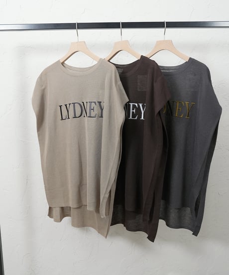 Embroidered　sheer knit 【ラスト2点】